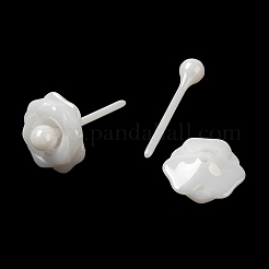 Boucles d'oreilles en céramique de zircone biocéramique hypoallergénique&nbsp;EJEW-F340-01B