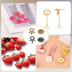 40 шт. 2 цвета 304 нержавеющая сталь винт петля штифт скоба&nbsp;STAS-LP0005-17