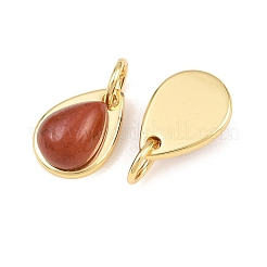 Pendentifs de jaspe rouge naturel&nbsp;GG-CBA110A-07G-03