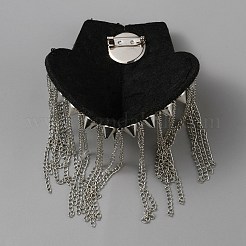 Modische Schulterklappen mit Quasten&nbsp;AJEW-WH0413-04P