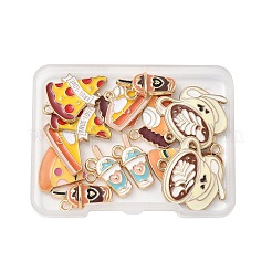 16шт 8 стиля подвески из сплава с эмалью&nbsp;ENAM-FP0001-74