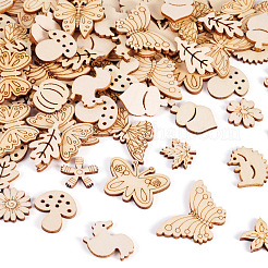 Cabochons en bois&nbsp;WOOD-TA0001-33