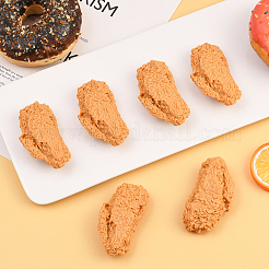 6 шт. искусственная пластиковая модель жареного куриного крылышка&nbsp;DJEW-SC0001-17B