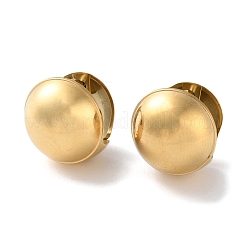 Серьги-кольца из нержавеющей стали 304 с ионным покрытием (IP) EJEW-C124-01E-G