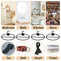 Пластиковая подвесная подставка для шелкового шарфа&nbsp;ODIS-WH0099-29C