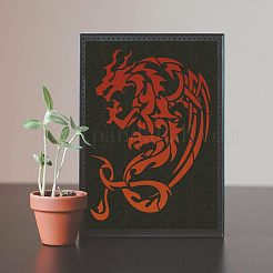 Пластиковые многоразовые шаблоны трафаретов для рисования DIY-WH0202-347