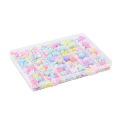 383 шт. 8 непрозрачных акриловых бусины. SACR-YW0001-26