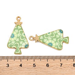 Pendentifs en alliage de placage de support de thème de Noël&nbsp;FIND-M020-02A-G