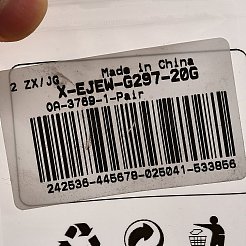 Массивные латунные серьги-кольца для женщин&nbsp;LS-EJEW-G297-20G