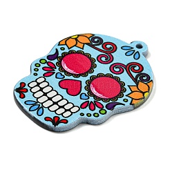 Акриловые подвески с принтом на тему Хэллоуина SACR-F013-02B