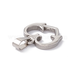 304ステンレスペンダント  矢印のついたハート  ミックスカラー  14x13.5x2mm  穴：5x2.5mm&nbsp;STAS-A062-26