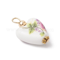 Подвески из фарфора ручной работы с принтом PALLOY-JF03972