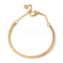 Браслеты из нержавеющей стали 304 для женщин&nbsp;BJEW-B161-07G