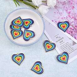 10шт 2 цвета сплава эмалевые подвески ENAM-SZ0001-58