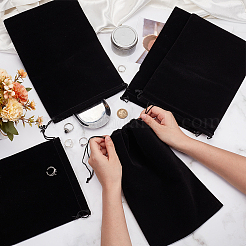 Бархатные мешочки для украшений на шнурке&nbsp;ABAG-WH20013-01A