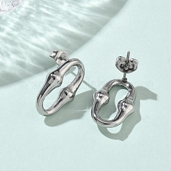 6 пара сережек-гвоздиков из нержавеющей стали 304&nbsp;EJEW-C180-01P