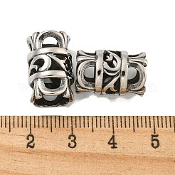 Европейские бусины из хирургической нержавеющей стали 316 STAS-Q326-03AS-02