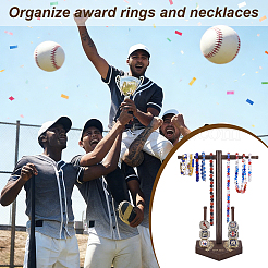 Baseball-T-Bar-Holzring-Ausstellungsständer&nbsp;RDIS-WH0019-22
