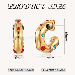 Серьги-гвоздики в форме буквы 