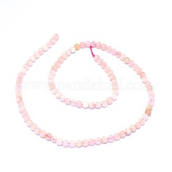 Fili di perline morganite naturale&nbsp;G-F602-12-4mm