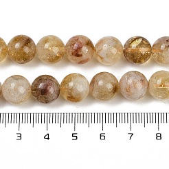 Stränge aus erhitzten natürlichen Citrinperlen&nbsp;LS-G-U026-A04-10mm