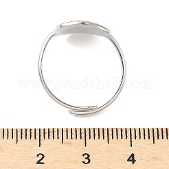 Регулируемые манжетные кольца из нержавеющей стали 304 RJEW-S626-01GP-B