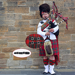 6 шт. черный искусственная кожа pu регулируемые брюки удлинитель талии&nbsp;FIND-CL0001-30