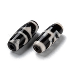 Тибетского стиля бусы дзи TDZI-D009-01D-06