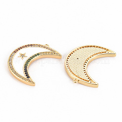 Латунные подвески из микро-паве KK-S356-298A-NF