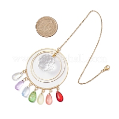 Латунное кольцо подвесные украшения HJEW-JM02584