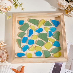 100 Stück Nuggets Milchglas-Displaydekoration&nbsp;DJEW-WR0001-17