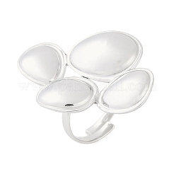 Кольца-манжеты каплевидной формы из нержавеющей стали 304 с защитой от потускнения&nbsp;RJEW-M047-05P