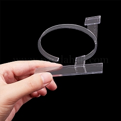 Прозрачный пластиковый держатель для наручных часов ODIS-PH0001-09