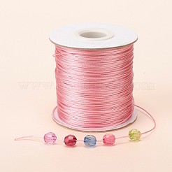 ポリエステルワックスコード  ビードコード  ピンク  0.5mm  約169.51~174.98ヤード（155~160m）/ロール&nbsp;YC-0.5mm-119