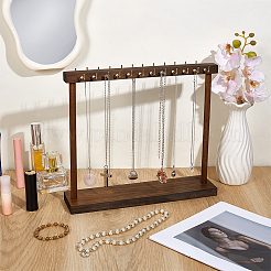 2 Stück Holzständer für Halsketten-Organizer&nbsp;NDIS-WH0016-15A-01