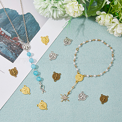 90шт 3 цвета подвески из цинкового сплава&nbsp;FIND-HY0003-43