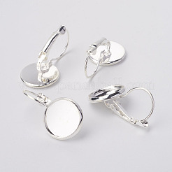 Латунная фурнитура Leverback для серег KK-H023-S-NR