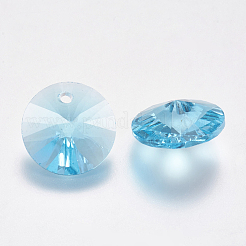 Encantos de rhinestone facetados&nbsp;RGLA-F049-6mm-202