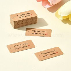 2 набор из 2 стилей подарочных бирок с надписью из крафт-бумаги CDIS-FS0001-20