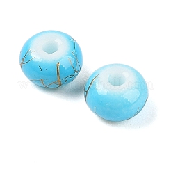 Непрозрачные с напылением стеклянные бусины X1-GLAA-G118-01C