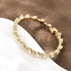 Браслеты из железа со стразами для женщин&nbsp;BJEW-A156-02G