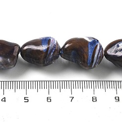 Окрашенные нити натуральных бусин-ракушек трохуса&nbsp;BSHE-Z006-02B