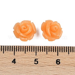 Резные бусины из синтетического коралла&nbsp;CORA-M001-07I