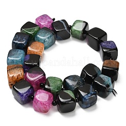 Природный агат бисер нитей&nbsp;G-F820-O01-01I