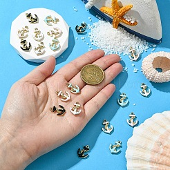 20шт 4 цвета эмалевые подвески&nbsp;ENAM-YW0005-33