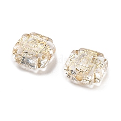 Прозрачные акриловые бусины MACR-M045-07