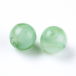 Perles de jade imitation acrylique&nbsp;MACR-E025-25B-12mm
