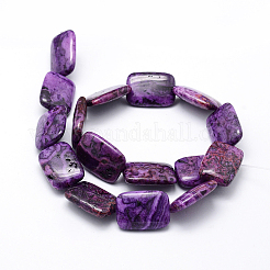 Brins de perles d'agate en dentelle folle naturelle&nbsp;G-L472-C-02B-25x18mm