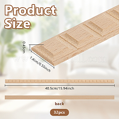 32 moldura de techo de madera&nbsp;AJEW-OC0016-05M
