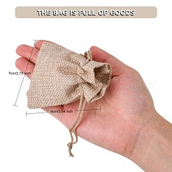 Bolsas de embalaje de arpillera bolsas de lazo&nbsp;ABAG-Q050-7x9-01